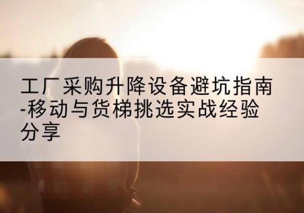 紫云移动式升降机怎么选-工厂采购升降设备避坑指南-移动与货梯挑选实战经验分享