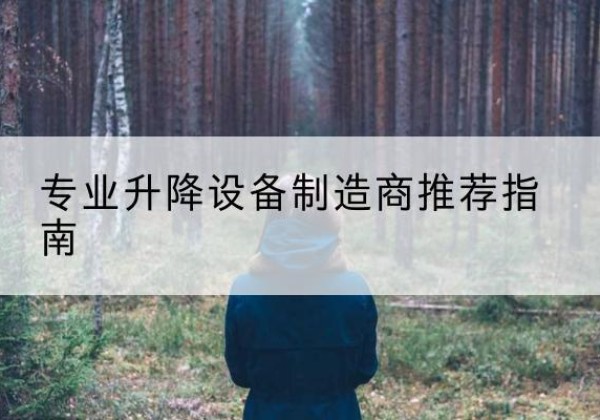 紫云电动剪叉升降平台厂家-专业升降设备制造商推荐指南